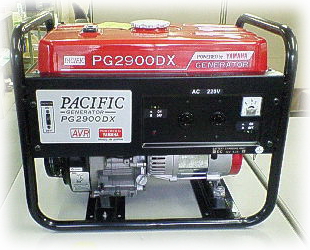 PACIFIC GENERATOR - Gasoline Engine Generator, Made in Japan