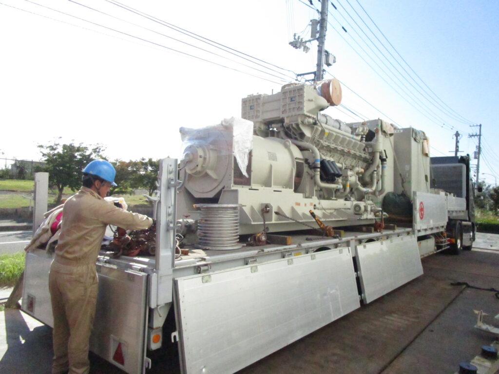 ヤンマー製 仮設型 移動電源車 16NTL-ETP 1500 kVA