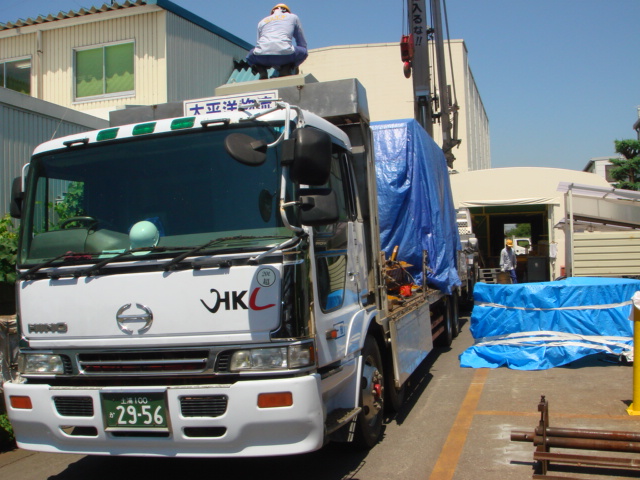 池貝ディーゼル製 仮設型 移動電源車 SD750 721 kVA