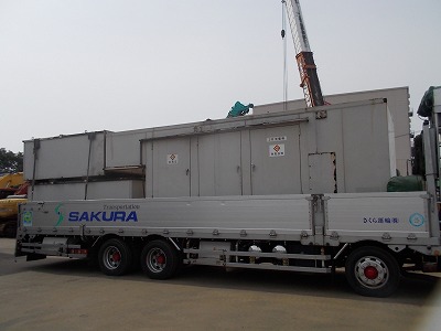 オーツカ製 仮設型 移動電源車 6140HSG-R 345 kVA