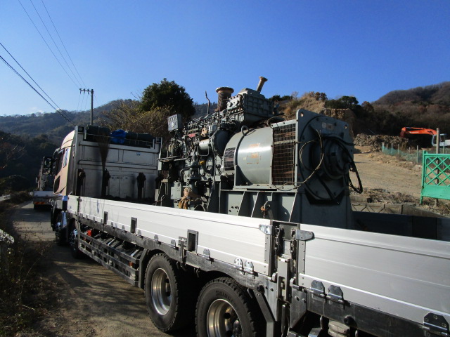 ヤンマー製 仮設型 移動電源車 6NYT6L-UN 400 kVA