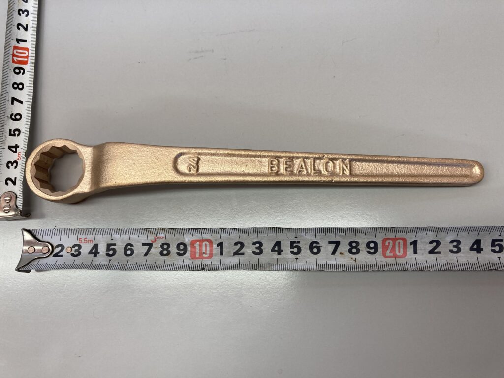 NGK製 ベアロン 片口メガネレンチ (NSST30024) 呼び24 BEALON Non-Sparking Single Offset Wrench