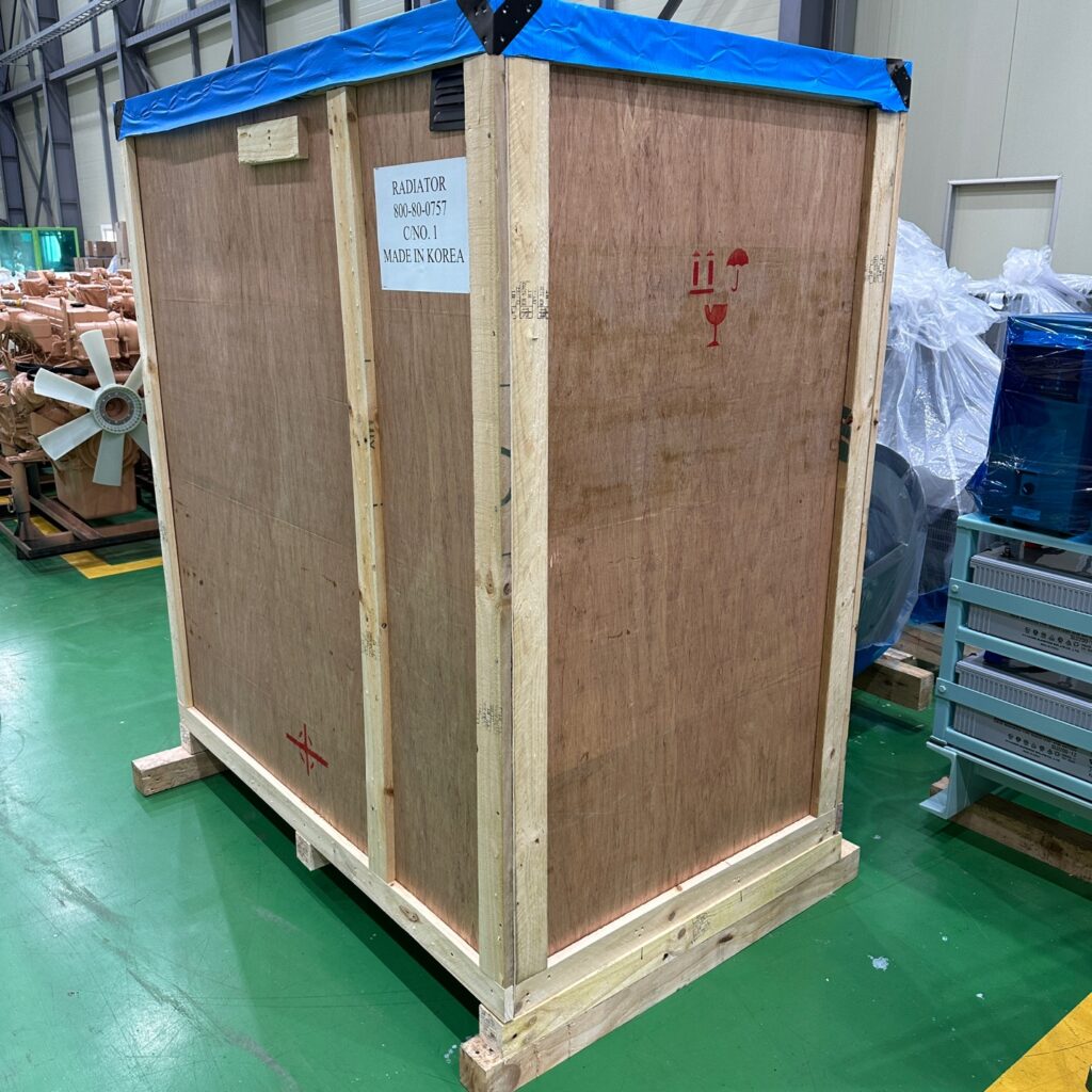 輸出用木箱梱包 (Wooden Case Export Packing) も無事完成しました。 GRAD180TI Wooden Export Packing