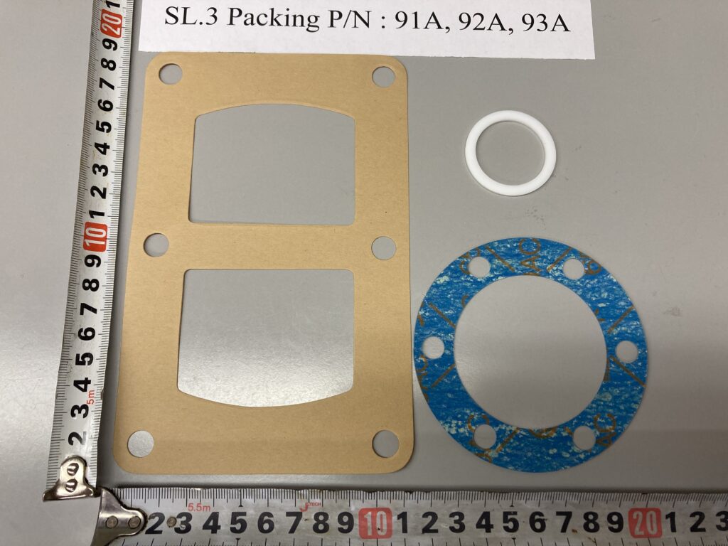 ケーシングパッキン (1A, 2A, 5A, 91A, 92A, 93A), Case Packing, Gear Pump Model : KSR-20HBSM-100, RV Spring (95), Oil Seal (27), Packing (1A, 2A, 5A, 91A, 92A, 93A), Daito Kogyo