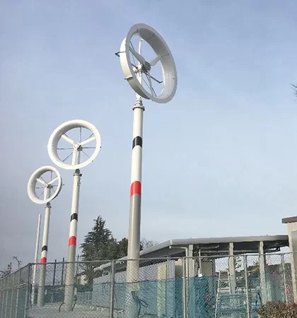 シングルレンズ風車 3kW 風力発電 Wind Lens Turbine Generator